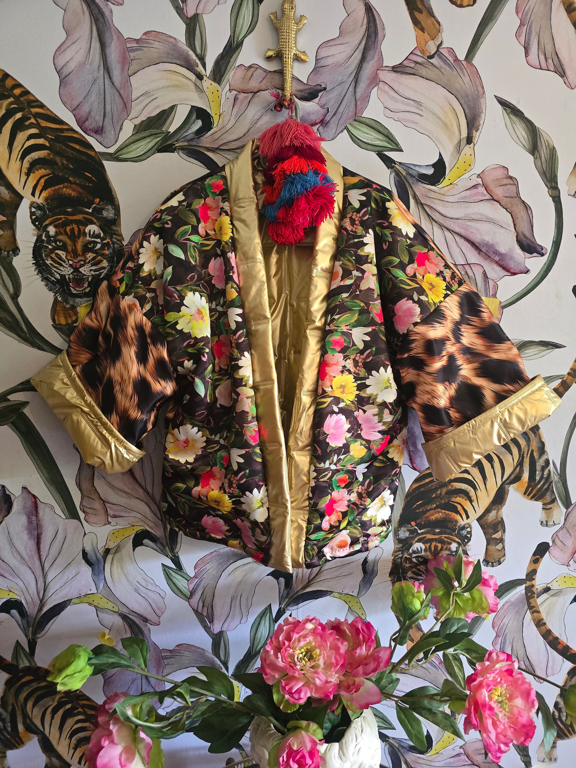 The GOLDEN GIRL REVERSIBLE PUFFER JACKET