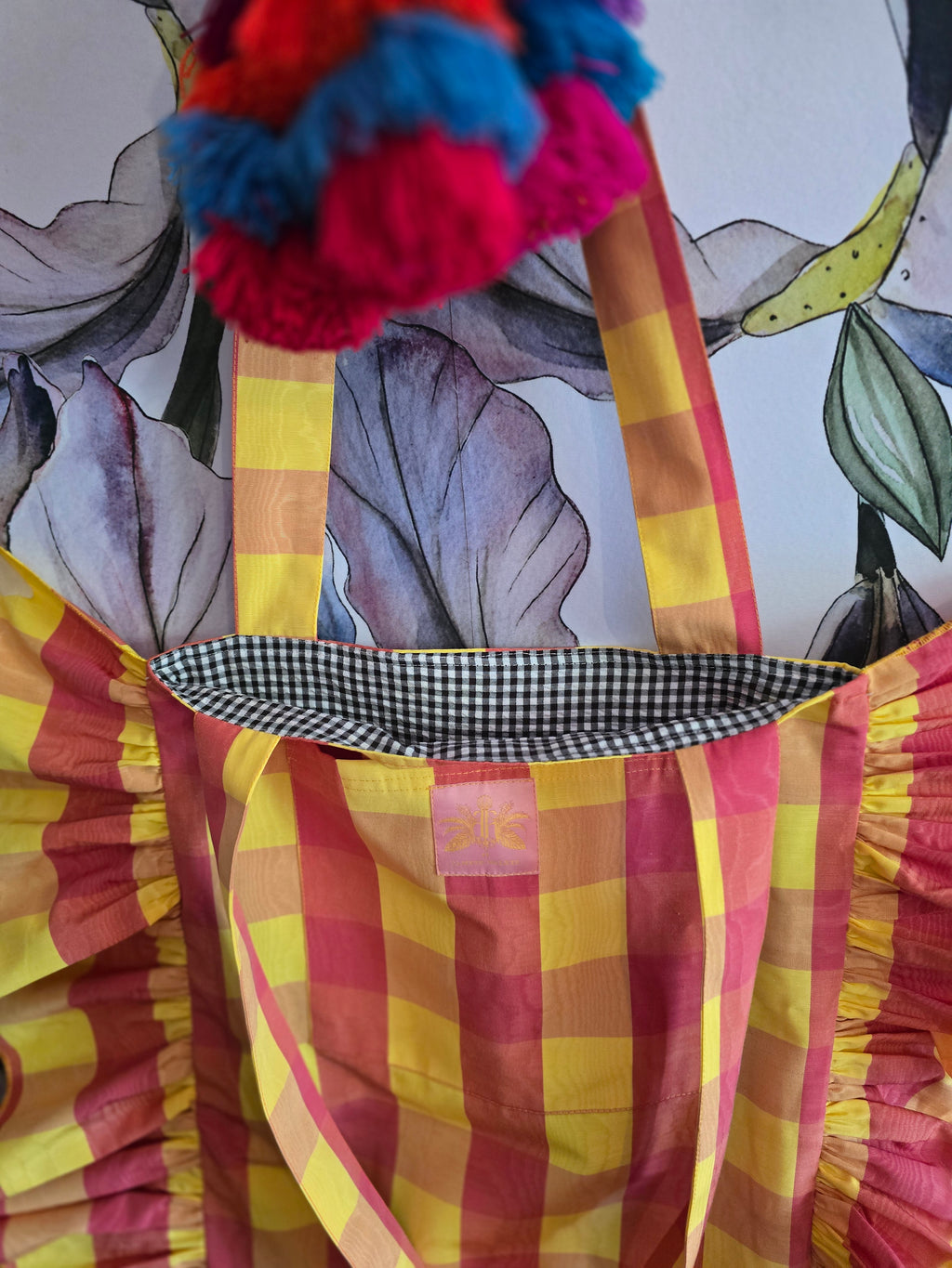 The CHECK & FRILL TOTE