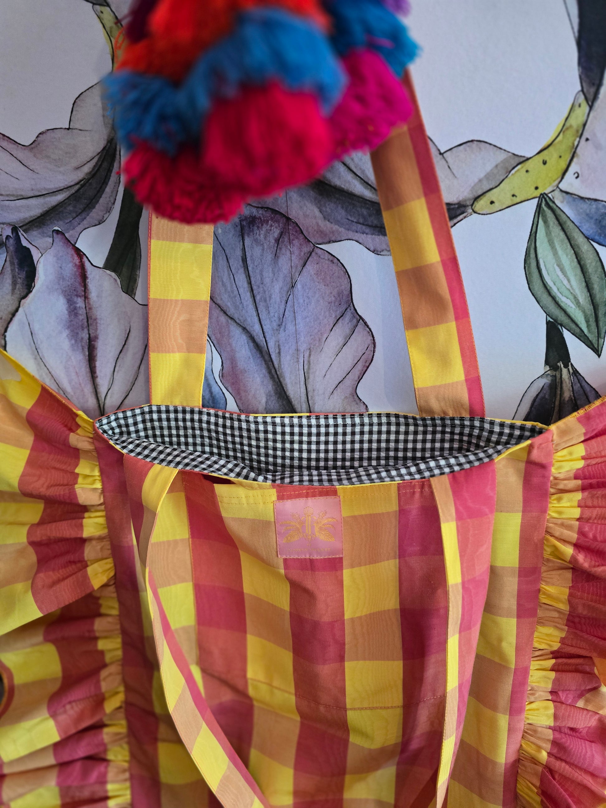 The CHECK & FRILL TOTE