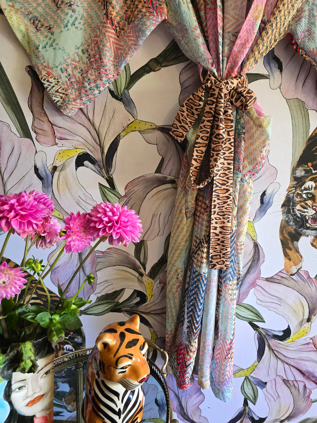 The SHE WAS AN ARTIST SHEER CHIFFON KIMONO