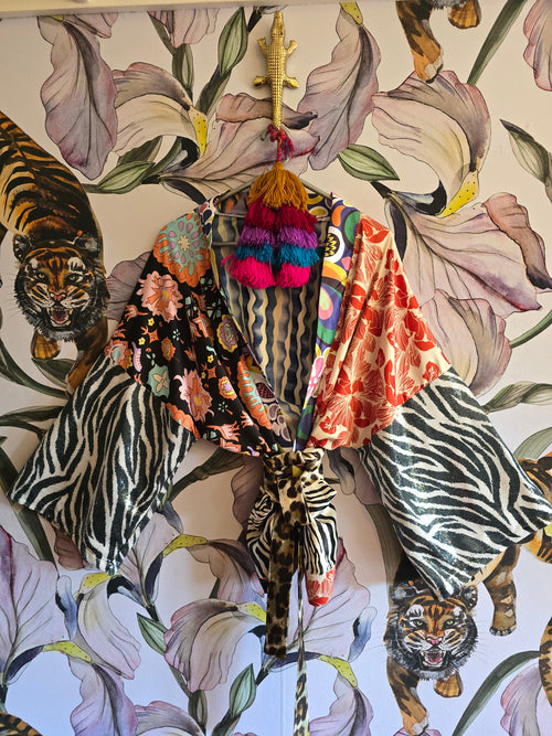 The PUCCI ZEBRA CROPPED KIMONO