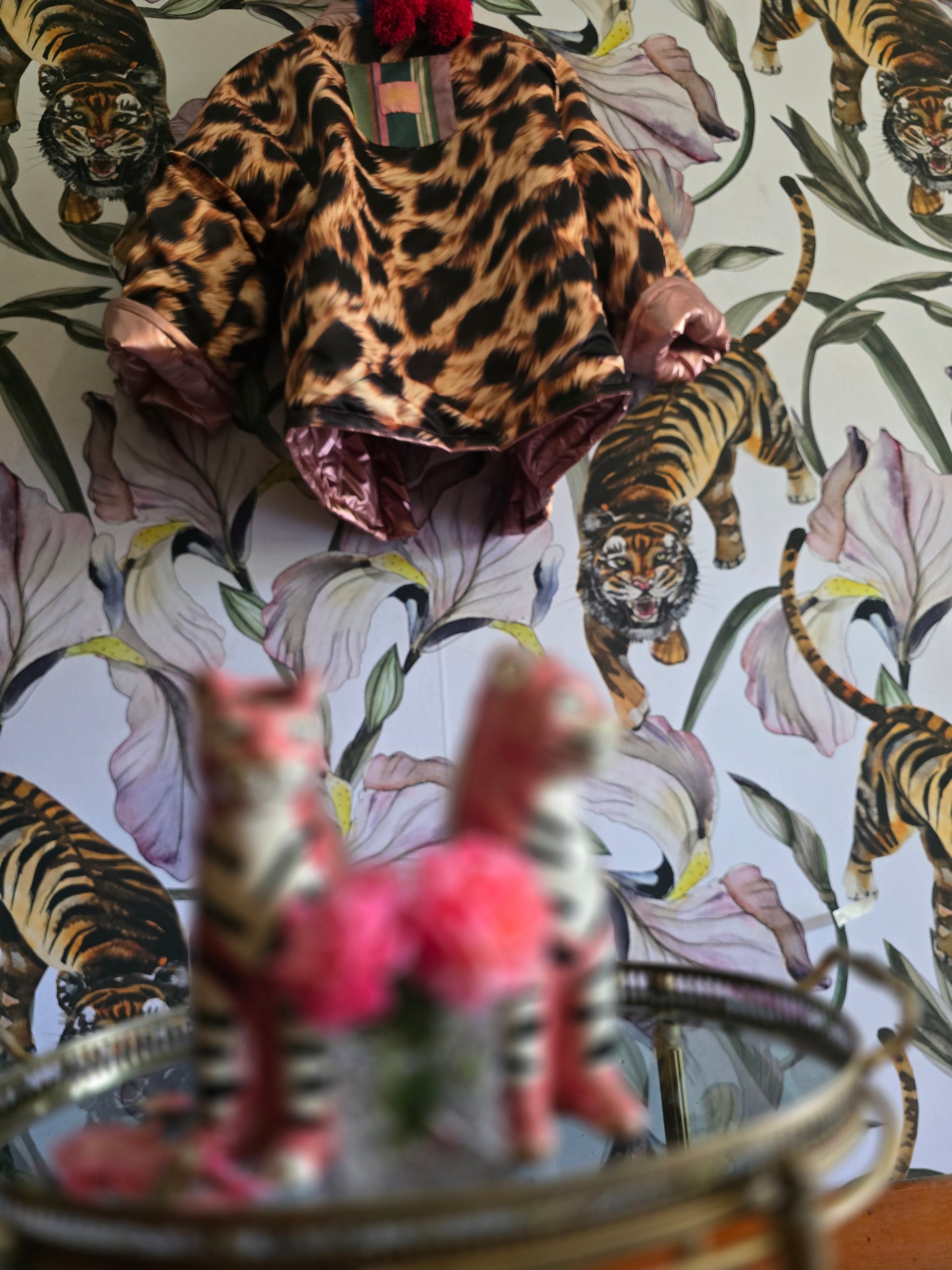 The COOL MOM PINK & LEOPARD REVERSIBLE PUFFER JACKET 🐆 ONLY ONE AVAILABLE