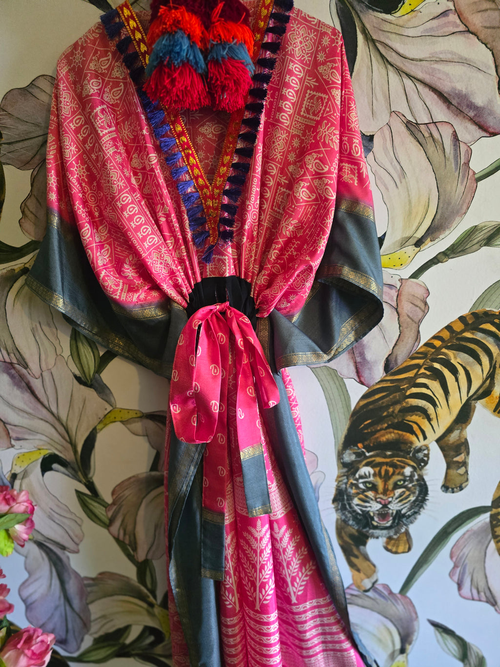 The LONG SILK KAFTAN