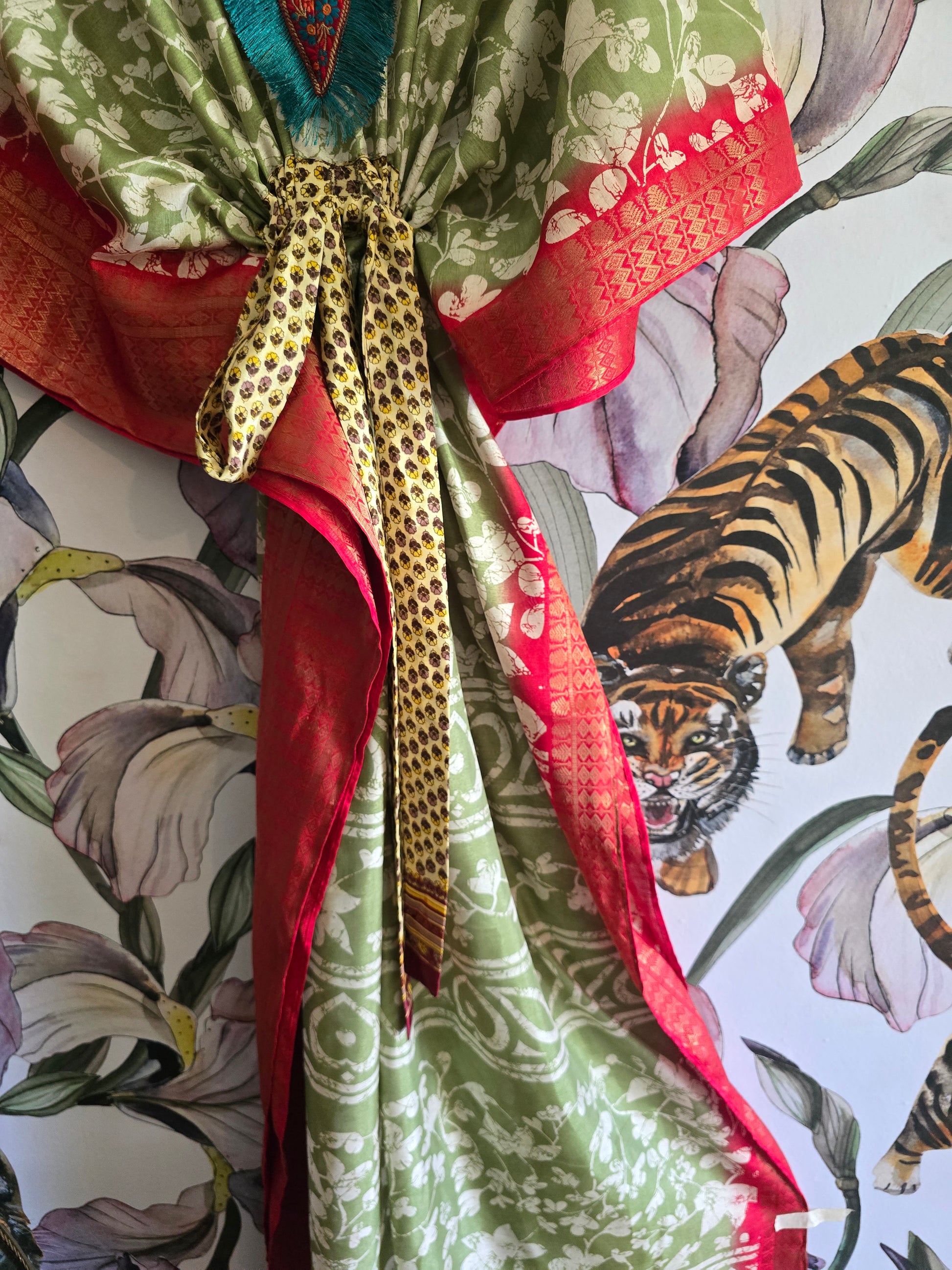 The LONG SILK KAFTAN