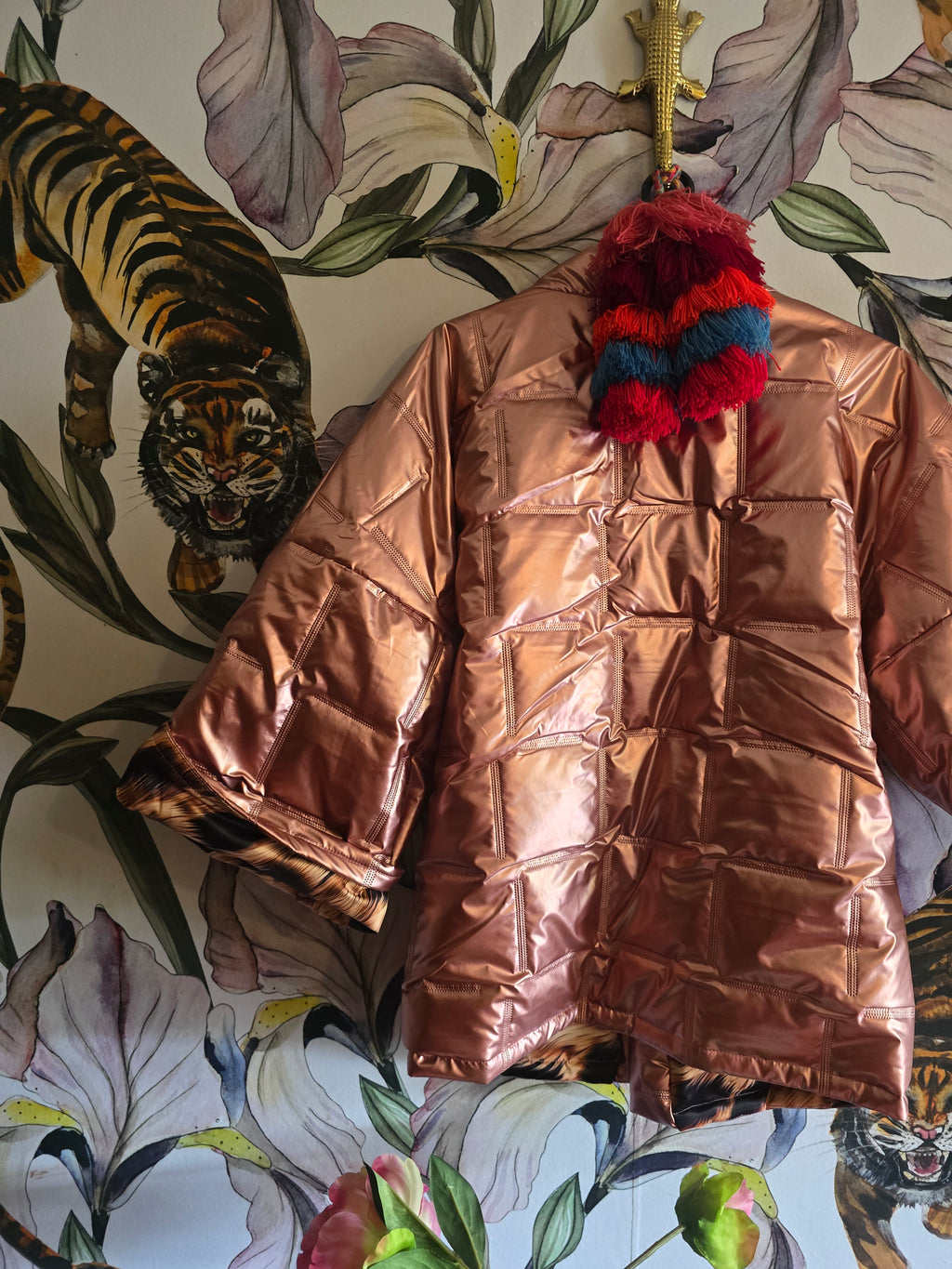 The PINK & LEOPARD PUFFER