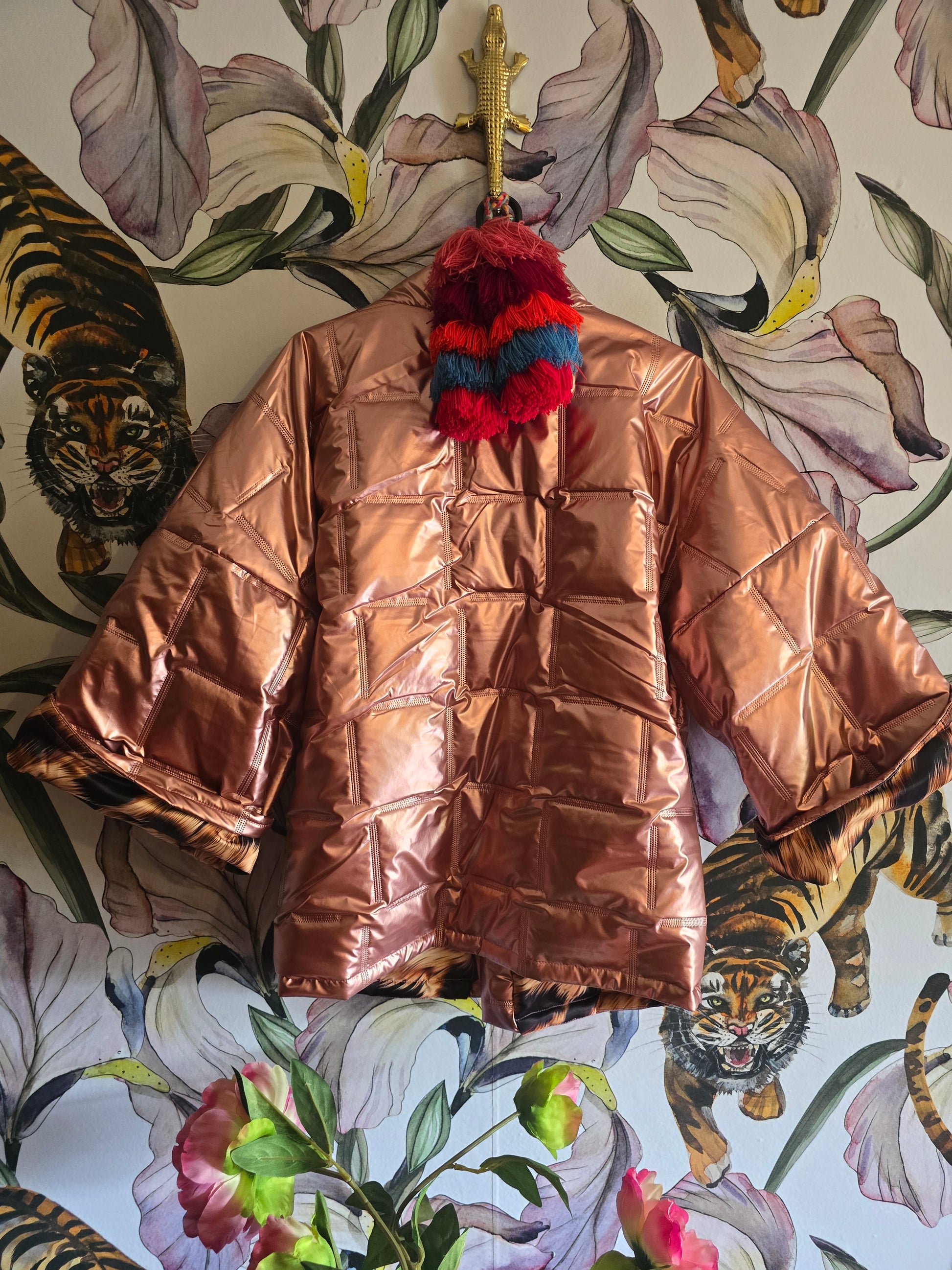 The PINK & LEOPARD PUFFER