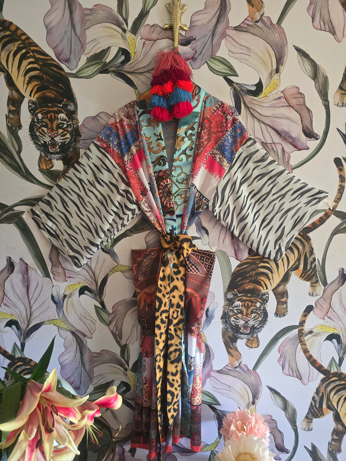 The JUNGLE, PAISLEY  & ZEBRA KIMONO #2