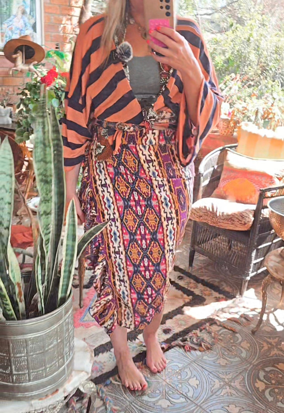 The CHA CHA AZTED FRILL WRAP SKIRT