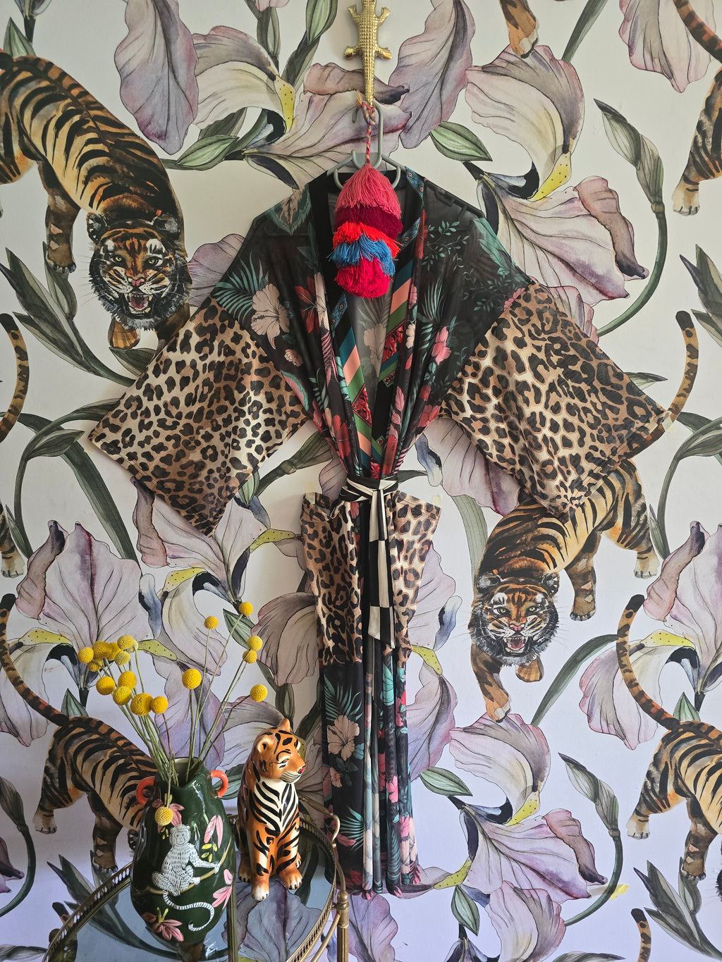 The JUNGLE MESH KIMONO