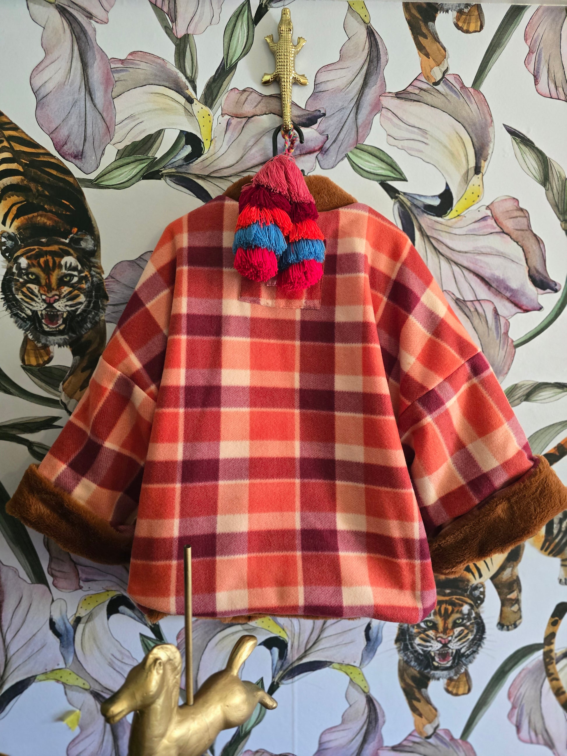 The MISTY MOUNTAINS FAUX FUR & FLEECE REVERSIBLE JACKET