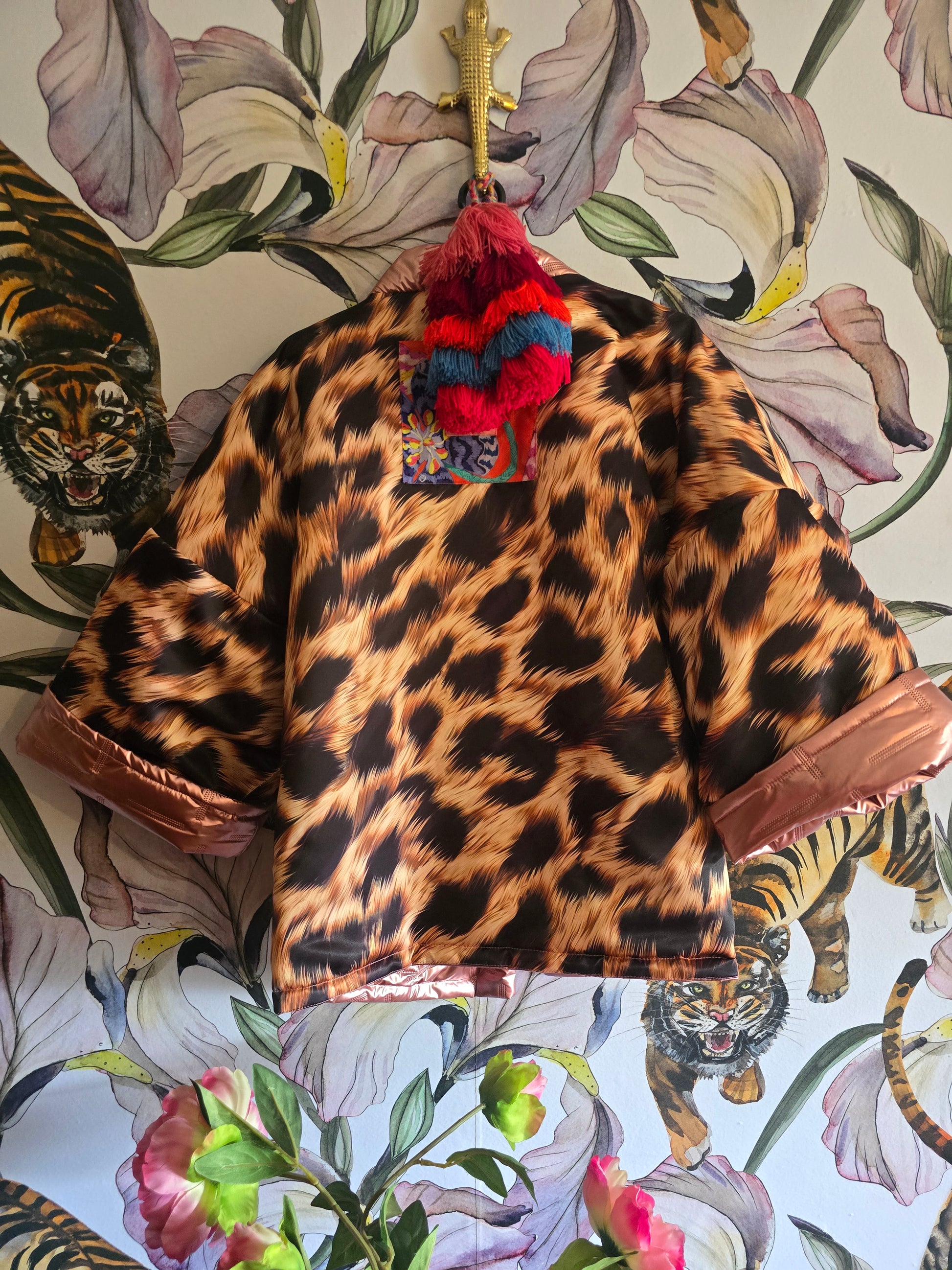 The PINK & LEOPARD PUFFER