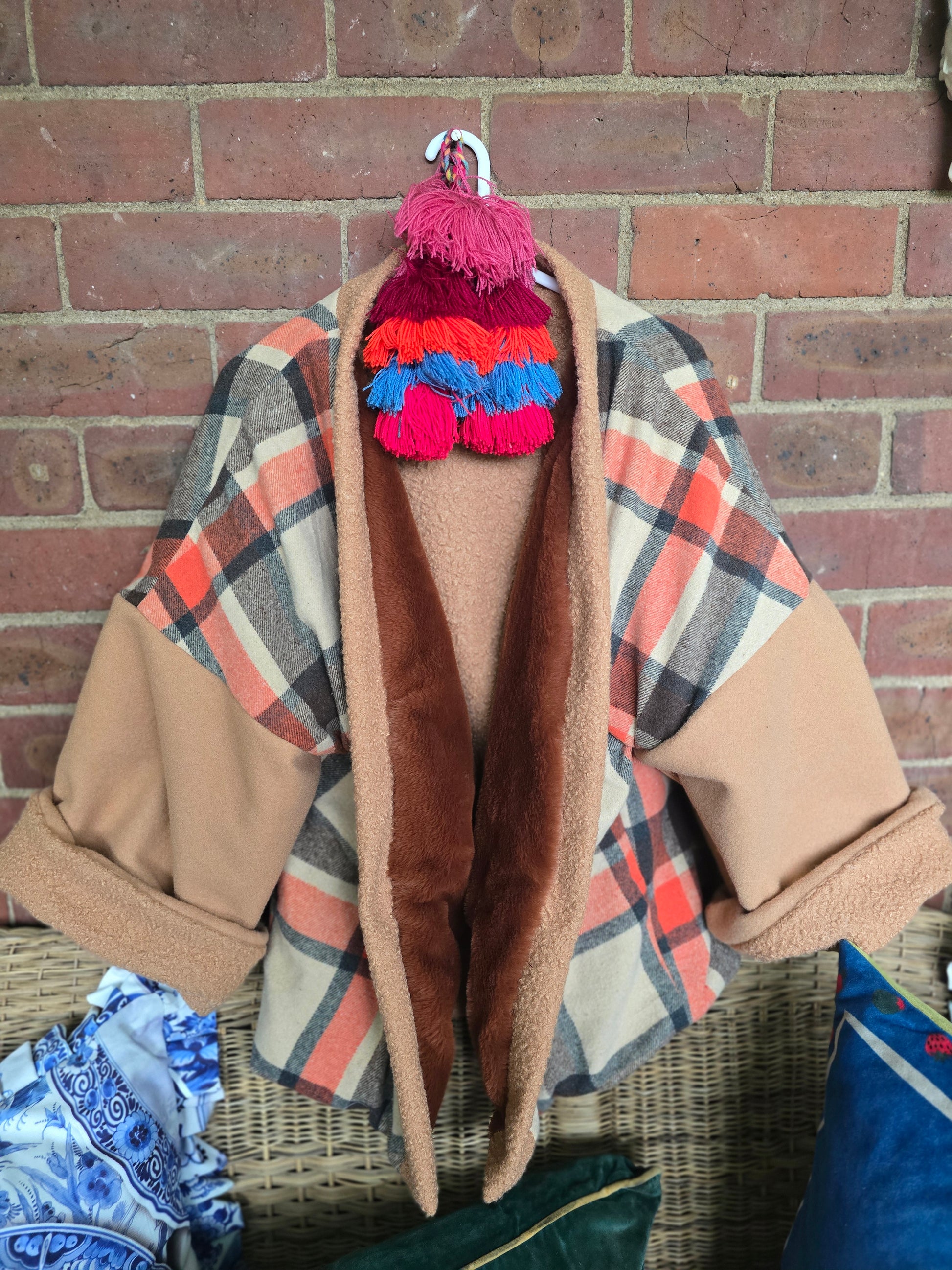 The LUMBER JILL REVERSIBLE FAUX FUR JACKET