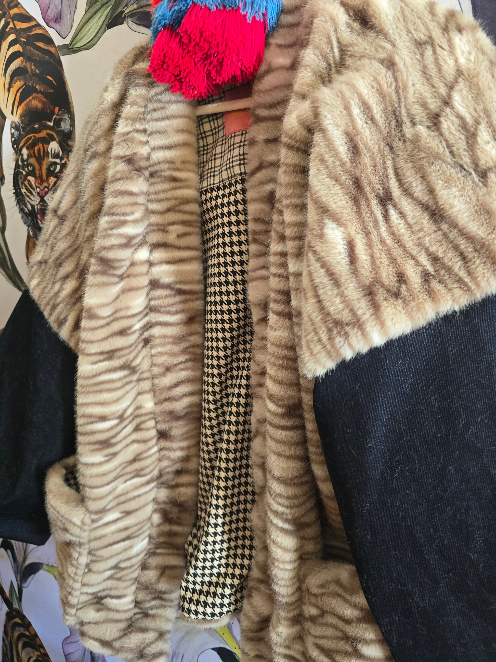 The DENIM & FAUX FUR COOL GIRL JACKET