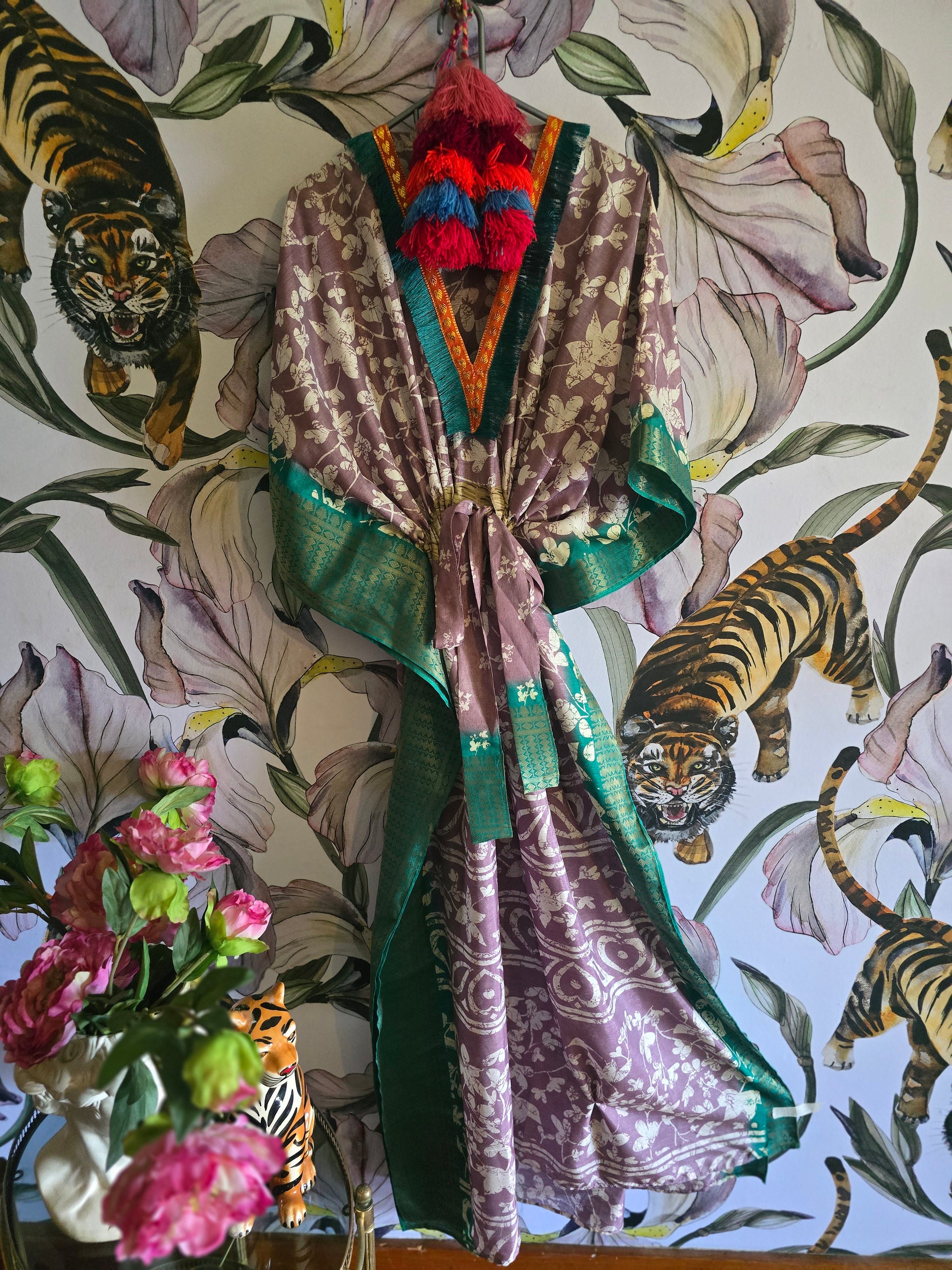 The LONG SILK KAFTAN