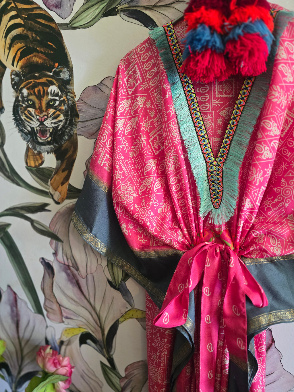 The LONG SILK KAFTAN
