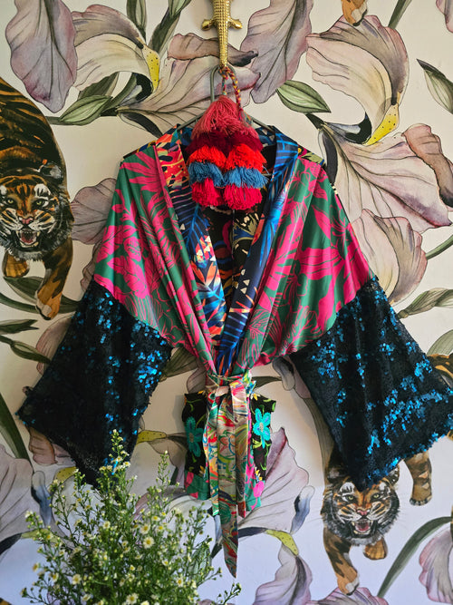 The ETRO PARTY cropped kimono