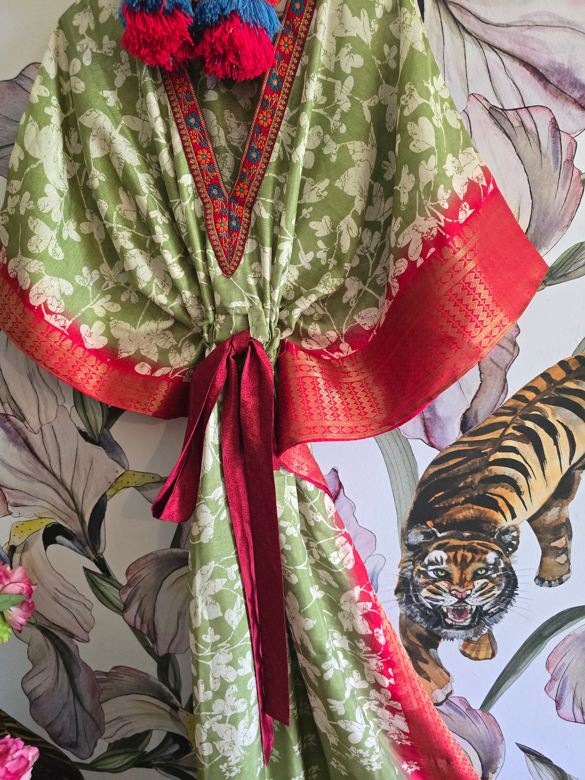 The LONG SILK KAFTAN