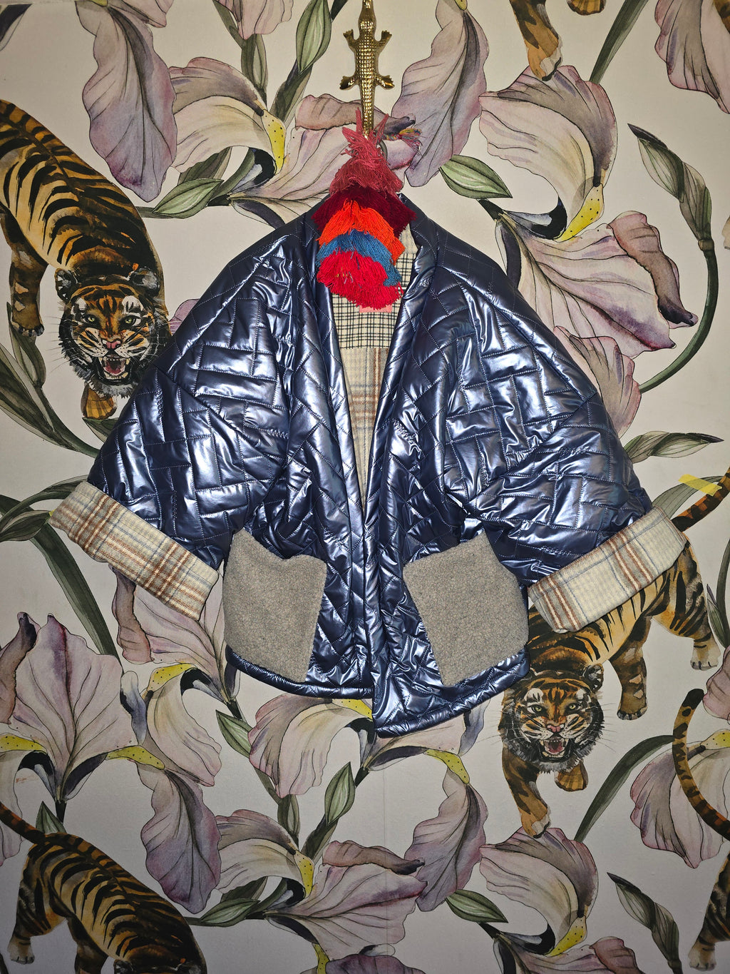 The COOL MOM BLUE FULLY REVERSIBLE PUFFER
