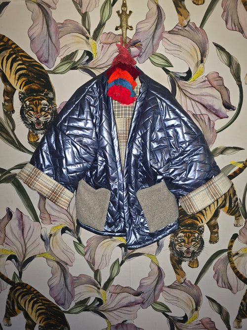 The COOL MOM BLUE FULLY REVERSIBLE PUFFER