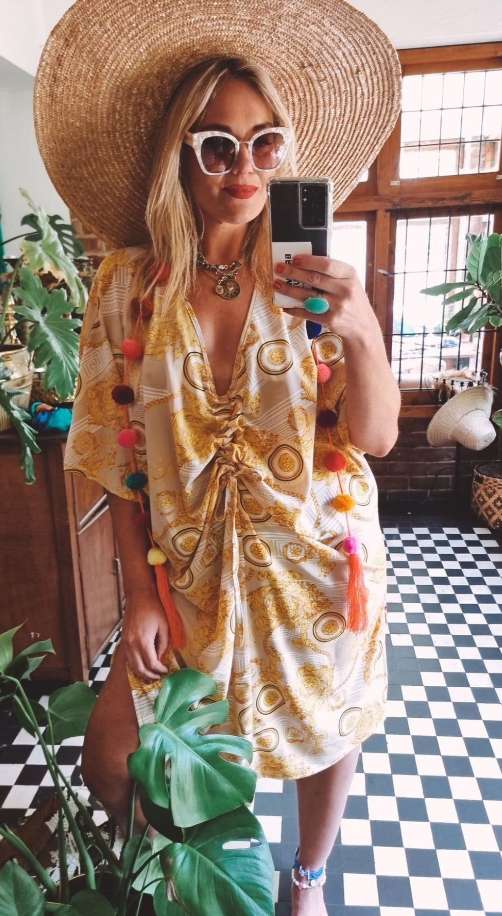 The AMALFI drawstring kaftan